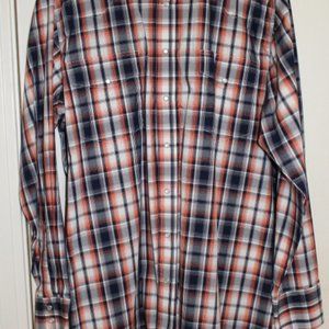 Wrangler Men's Western Long Sleeve Shirt